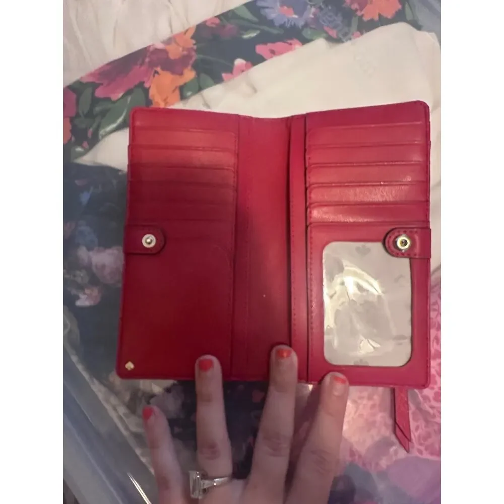 NWOT Kate Spade Cherry Lane Stacy Bifold Wallet